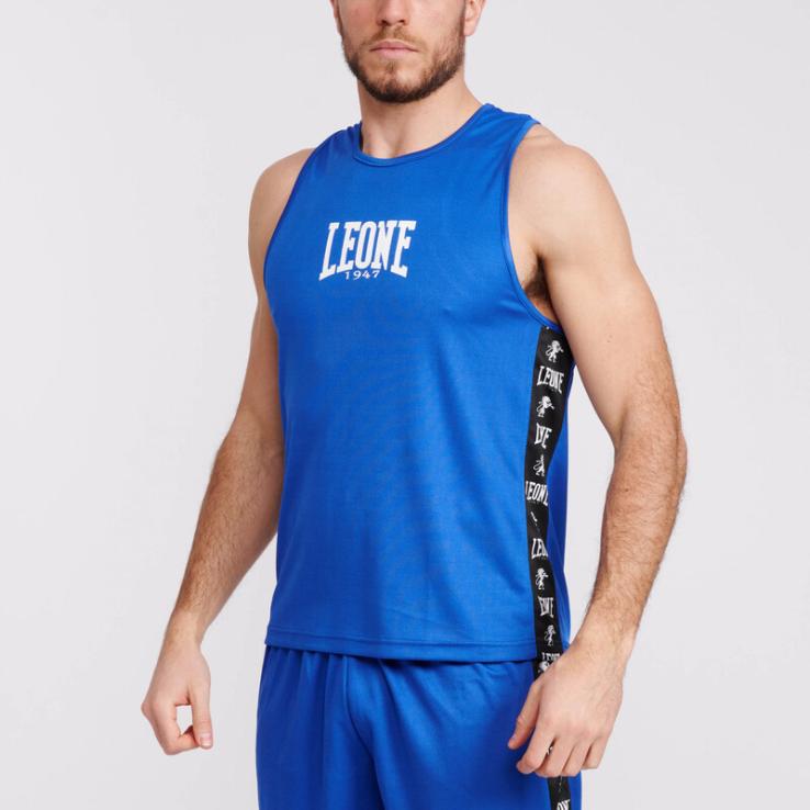 T-shirt de boxe Blue Leone Ambassador Boxing