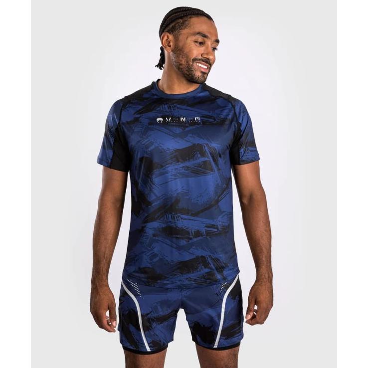 Camiseta Dry Tech Venum Electron 3.0 - azul marinho