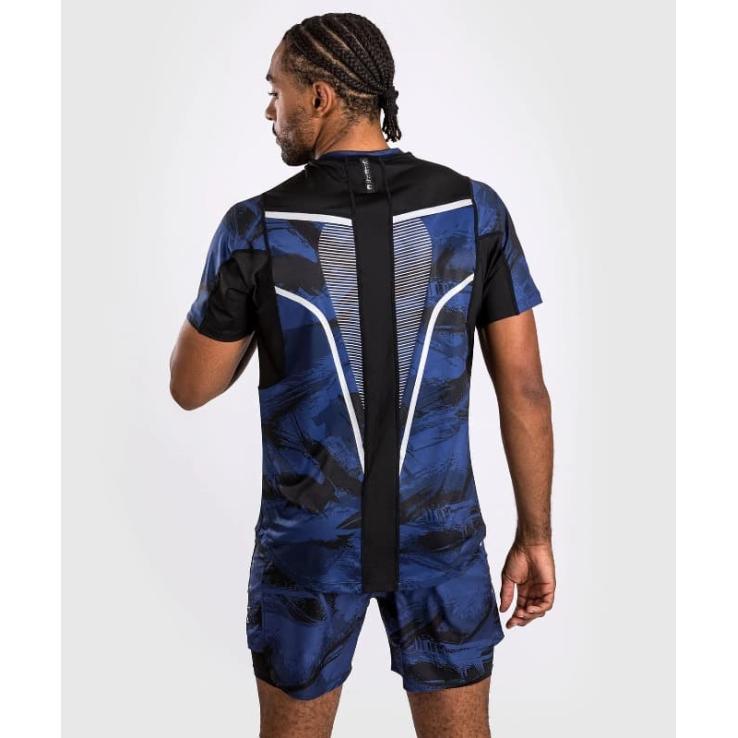 Camiseta Dry Tech Venum Electron 3.0 - azul marinho