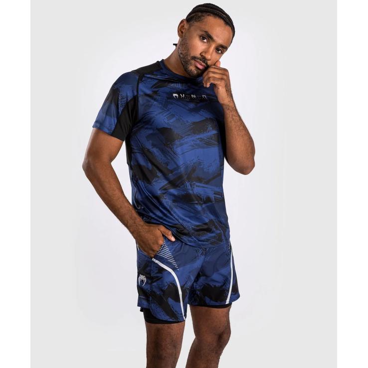 Camiseta Dry Tech Venum Electron 3.0 - azul marinho