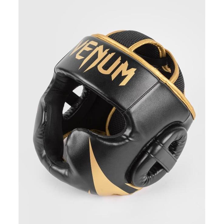 Capacete de boxe Venum Challenger - preto - bronze