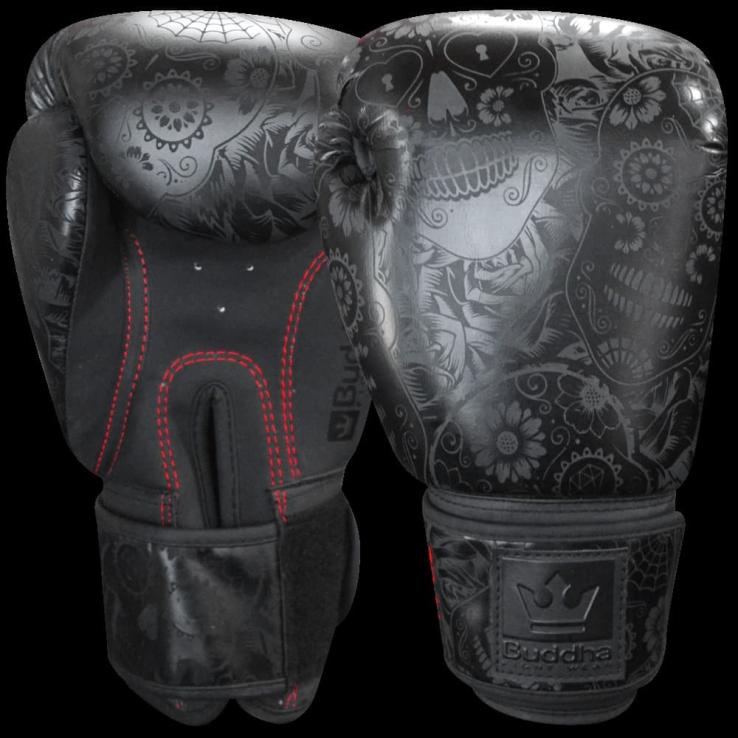 Luvas de boxe mexicanas Buddha Boxing - preto fosco