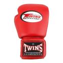 Luvas de boxe de couro Twins BGVL 3 - vermelho