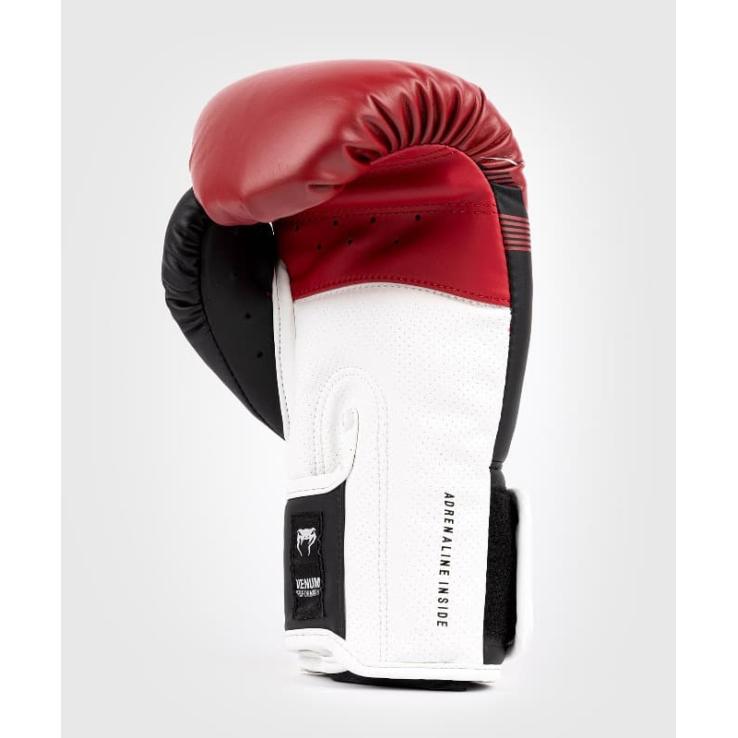 Luvas de boxe Venum Adrenaline - Preto Vermelho Branco