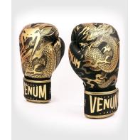 Luvas de boxe Venum Dragon's Flight pretas / douradas