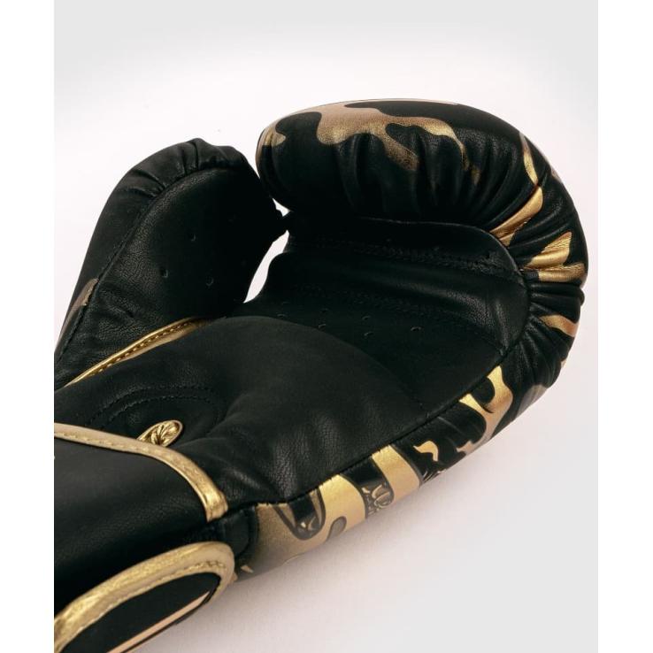 Luvas de boxe Venum Dragon's Flight pretas / douradas