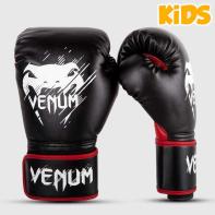 Luvas de boxe infantil Venum Contender pretas / vermelhas
