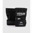 Bandagem de luva de boxe Venum Gel Kontact - preto prateado (par)