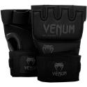 Venum Gel Kontact luva de boxe-bandagem preto fosco (par)