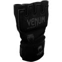 Venum Gel Kontact luva de boxe-bandagem preto fosco (par)