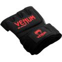 Venum Gel Kontact luva de boxe-bandagem Preto/Vermelho (Par)