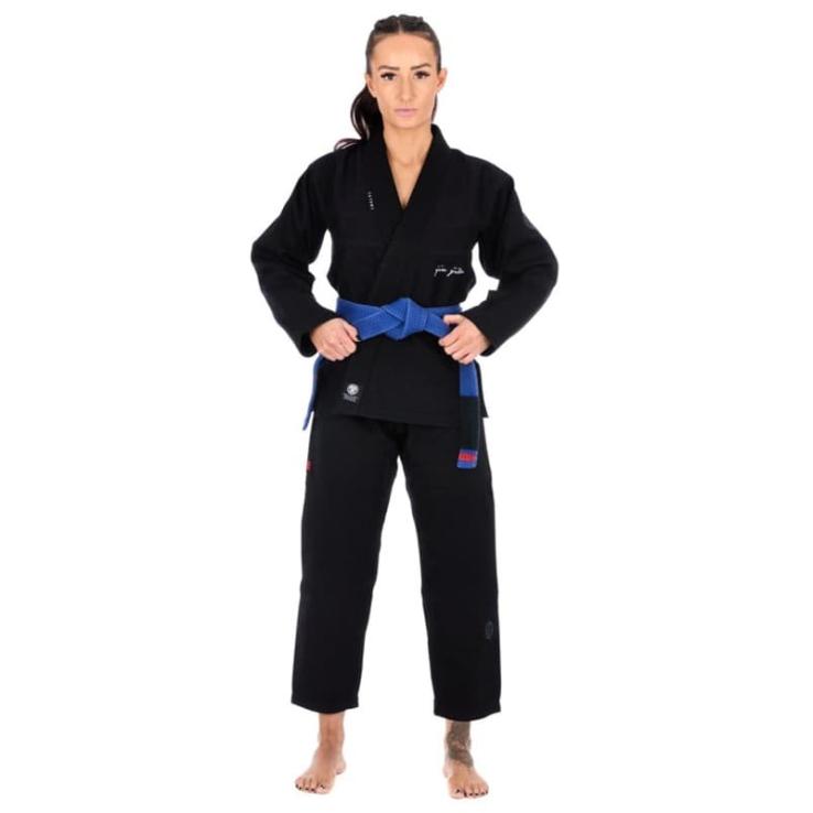 Quimono BJJ Tatami Elements Superlite preto - mulher