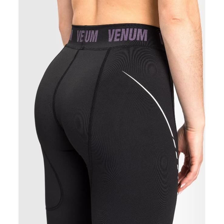 Meia-calça feminina Venum Adrenaline - preto roxo