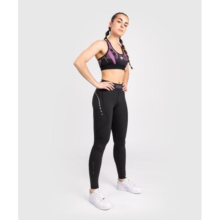 Meia-calça feminina Venum Adrenaline - preto roxo