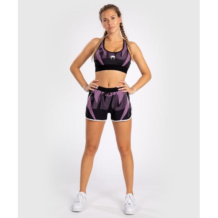 Calções feminino Venum Adrenaline - preto roxo