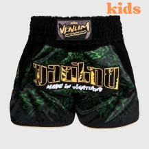 Venum Attack Kids Muay Thai Calças - preto verde