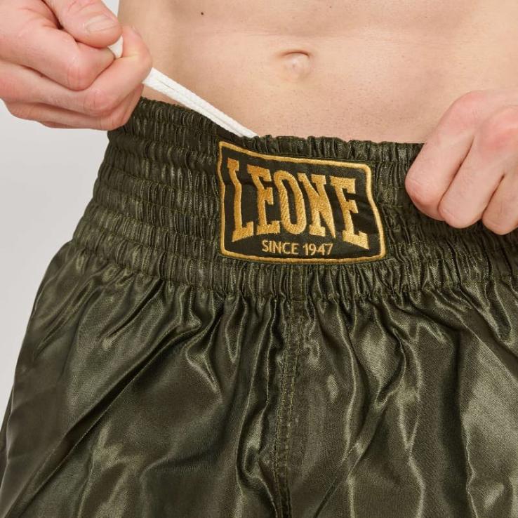 Calções Muay Thai Leone Basic 2 - cáqui