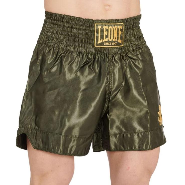 Calções Muay Thai Leone Basic 2 - cáqui