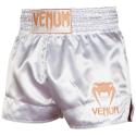 Calça Venum Classic Muay Thai branco / dourado infantil