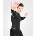 Rashguard de manga comprida Venum Fusion 2.0 preto / amarelo