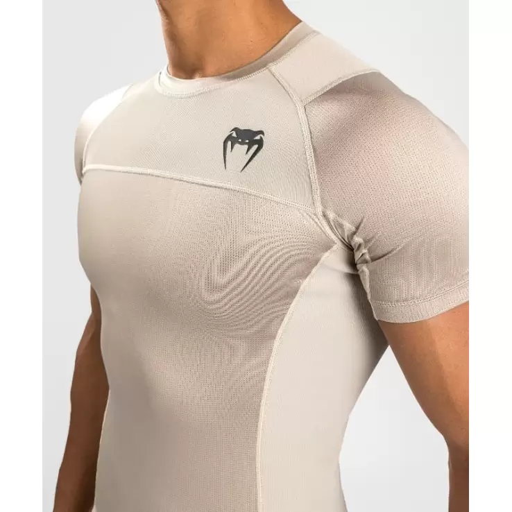 Rashguard de manga curta Venum G - Fit Air sand