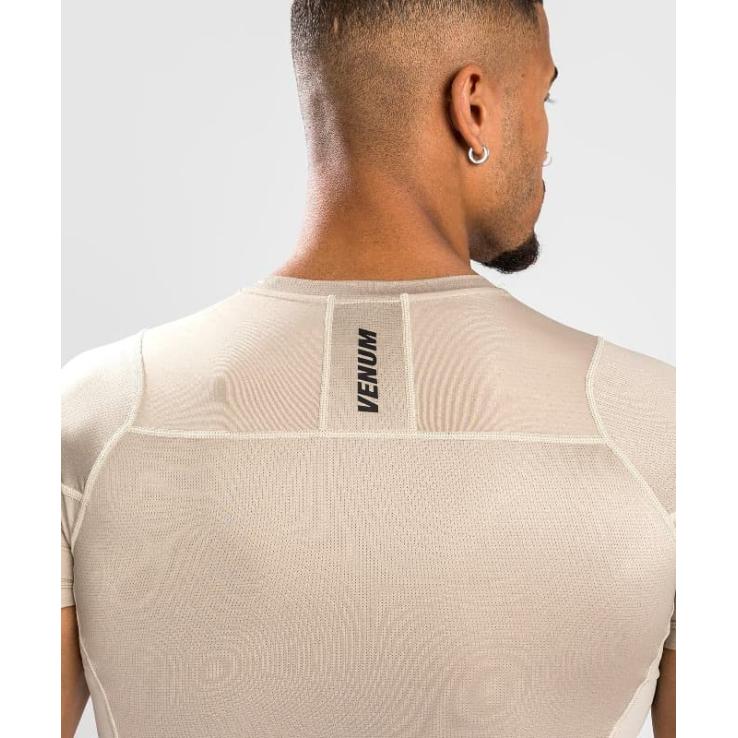 Rashguard de manga curta Venum G - Fit Air sand