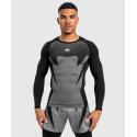 Venum Attack rashguard manga longa - preto cinza