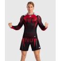 Venum Adrenaline manga comprida rashguard - preto vermelho