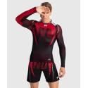 Venum Adrenaline manga comprida rashguard - preto vermelho