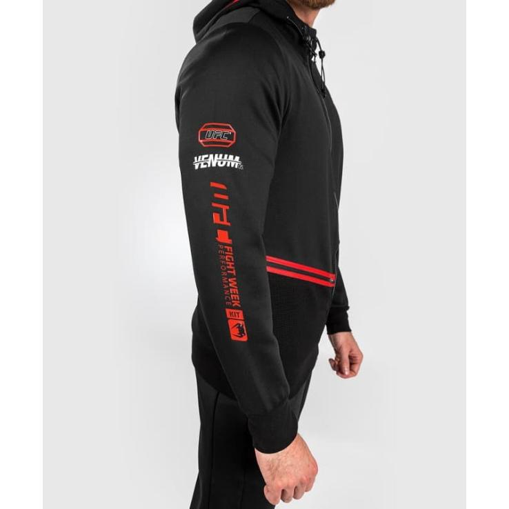 UFC Adrenaline by Venum Fight Week Zip Hoodie - Preto